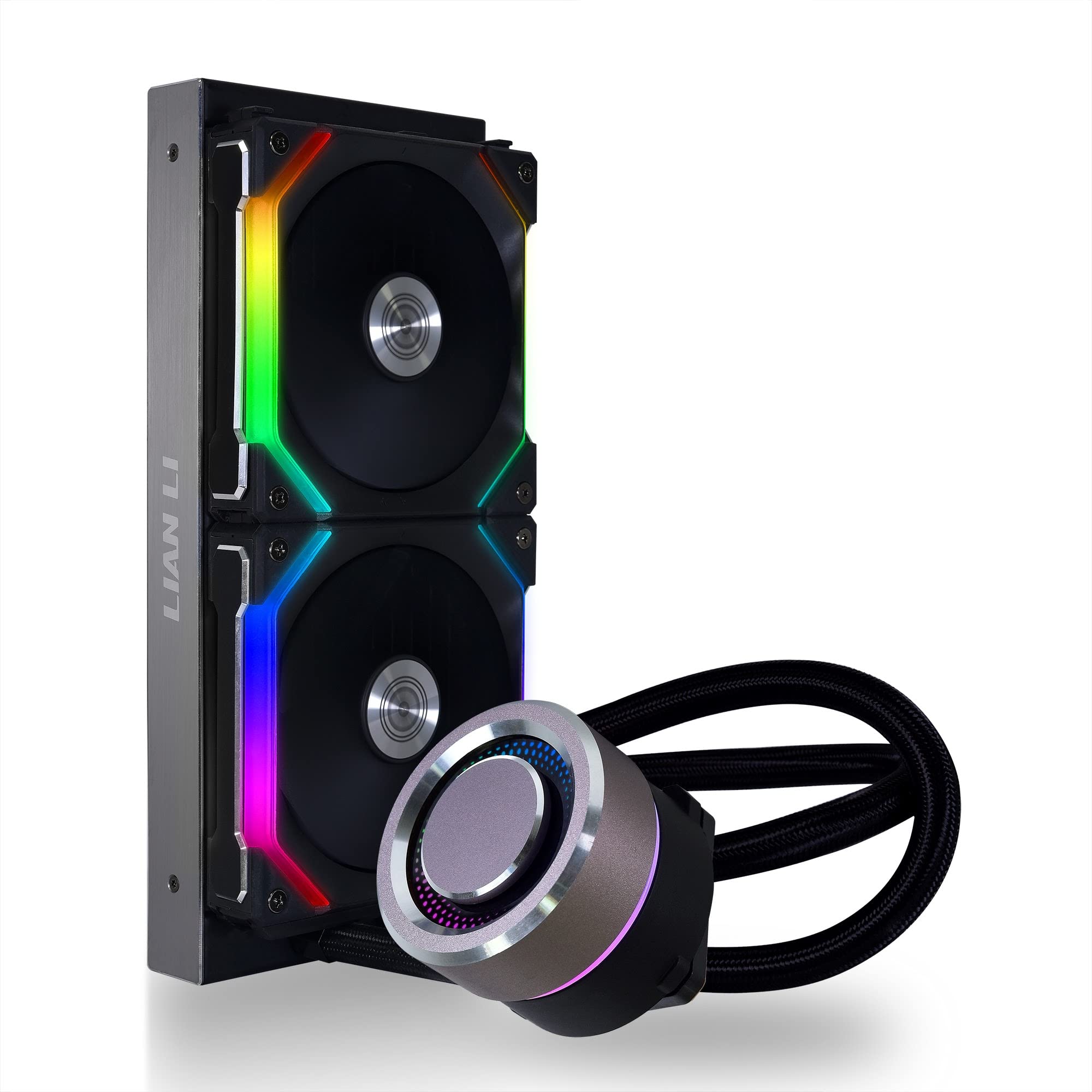 Lian Li LIGALAHAD AIO 240 RGB UNI Ventoinha SL120 Edição Preto